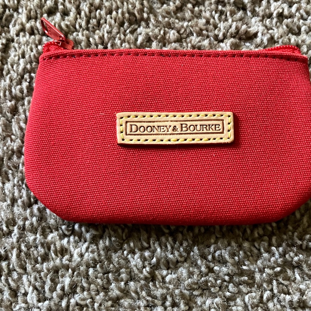 Dooney & Bourke Red Coin pouch